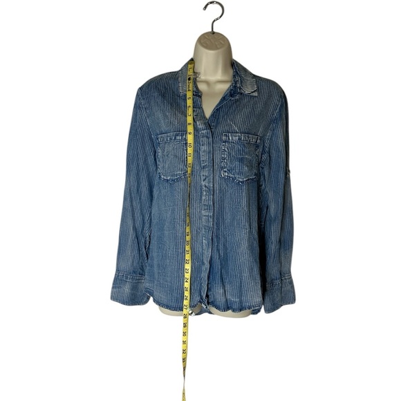 Levi's Blue Striped Women's Top - Picture 7 of 12